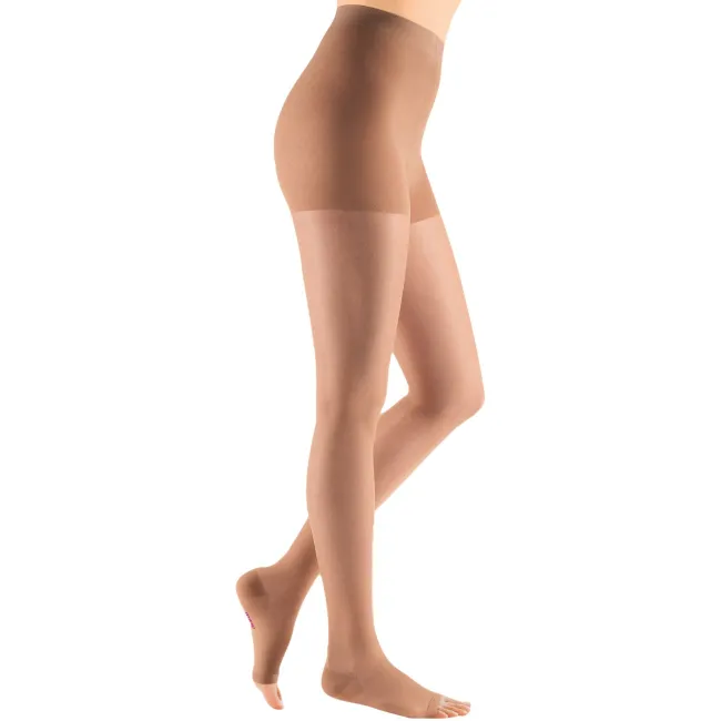 Mediven Sheer & Soft Open Toe Pantyhose 30-40 mmHg