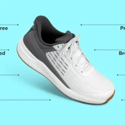 Orthofeet Men's Advantage Pickleball Hands-Free Shoe