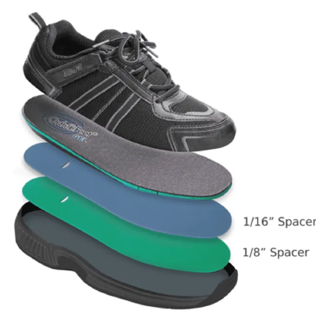 Orthofeet Men's Monterey Bay Athletic Shoes Black