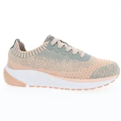 Propet Women's EC-5 Athletic Shoes Grey/Peach
