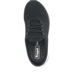Propet Women's Tour Knit Slide Shoes Black