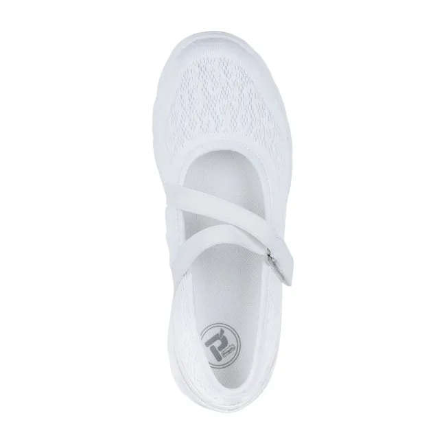 Propet Women's TravelActiv Mary Jane White