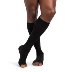 Sigvaris Dynaven 971 Women's Open Toe Knee Highs w/Grip Top 15-20 mmHg
