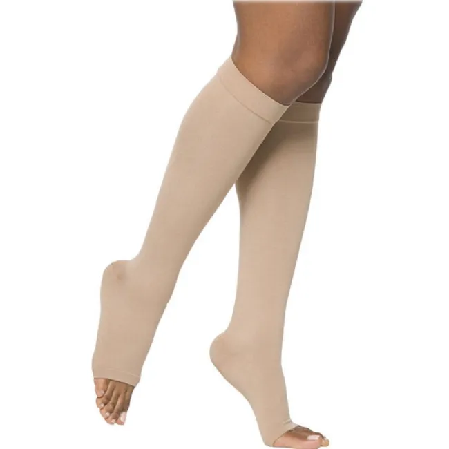 Sigvaris Essential 862 Opaque Open Toe Knee Highs 20-30 mmHg (Plus)