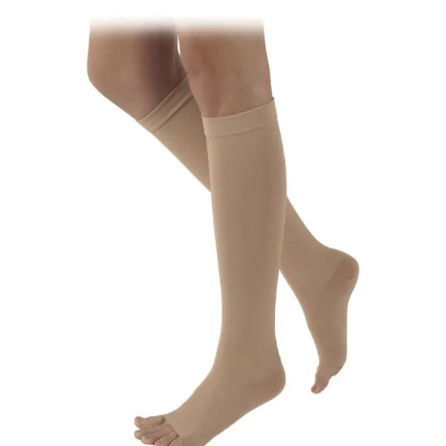 Sigvaris Specialty 504 Natural Rubber Open Toe Knee Highs 40-50 mmHg