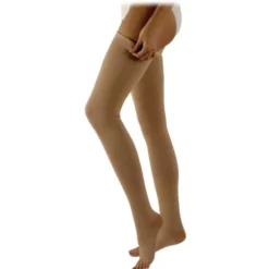 Sigvaris Specialty 505 Natural Rubber Open Toe Thigh Highs 50-60 mmHg