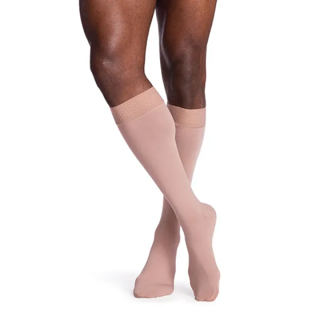 Sigvaris Specialty 552 Secure Men's Knee Highs w/Silicone Band 20-30 mmHg