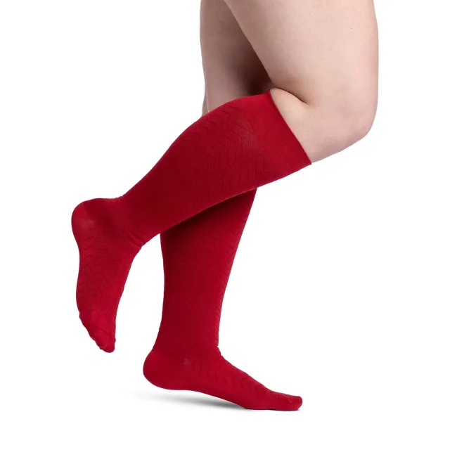 Sigvaris Style 832 Microfiber Patterns Men's Socks 20-30 mmHg