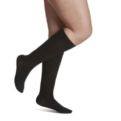 Sigvaris Style 842 Soft Opaque Closed Toe Knee Highs W/Grip Top - 20-30 mmHg