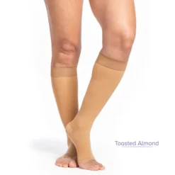 Sigvaris Style 782 Women's Sheer Open Toe Knee Highs 20-30 mmHg