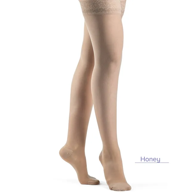 Sigvaris Style 783 Women's Sheer Thigh Highs w/Grip Top 30-40 mmHg