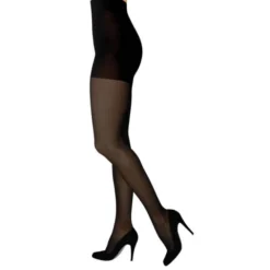 Sigvaris Style 841 Women's Soft Opaque Open Toe Pantyhose 15-20 mmHg