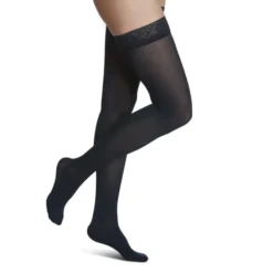 Sigvaris Style 842 Women's Soft Opaque Thigh Highs w/Grip Top 20-30 mmHg