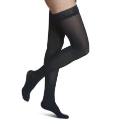 Sigvaris Style 842 Women's Soft Opaque Thigh Highs w/Grip Top 20-30 mmHg