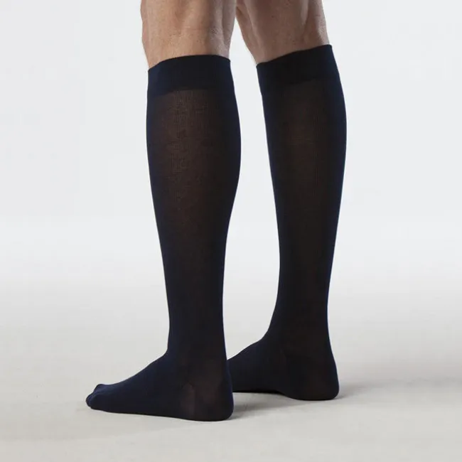 Sigvaris Style 222 Zurich Collection Men's Sea Island Cotton Socks 20-30 mmHg