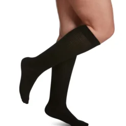 Sigvaris Well Being 146 Women's Casual Cotton Knee High Socks 15-20 mmHg