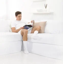 SmartKnit Seamless Wide Diabetic Coolmax Crew Socks