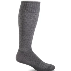 SockWell Men's Shadow Box Knee High Socks 15-20 mmHg