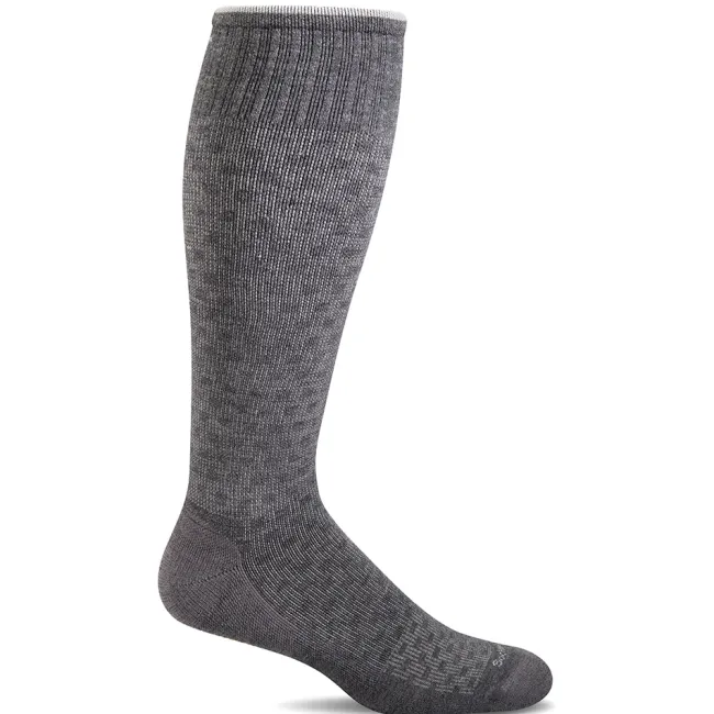 SockWell Men's Shadow Box Knee High Socks 15-20 mmHg