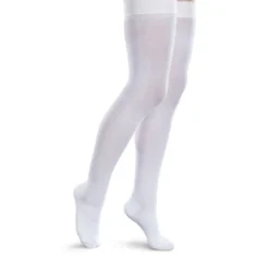 Therafirm Core-Spun Thigh High Socks w/Silicone Band 20-30 mmHg