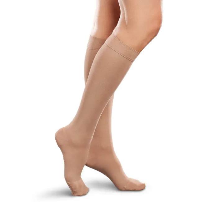 Therafirm EASE Opaque Women's Knee Highs 15-20 mmHg