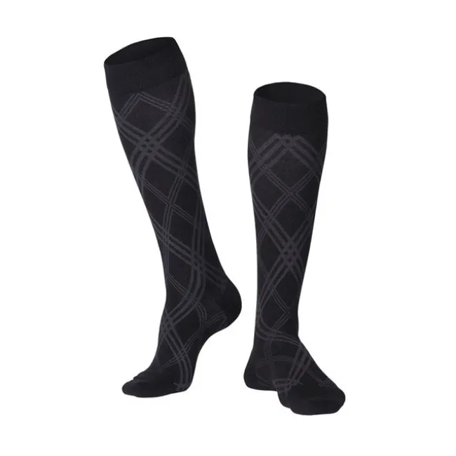 Touch Compression Men's Argyle Pattern Socks 15-20 mmHg