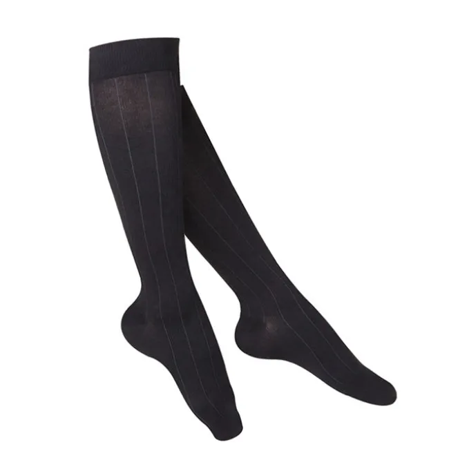 Touch Compression Women's Intelligent Rib Pattern Socks 15-20 mmHg