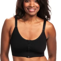 Wear Ease 751 Allyson Bra w/Removable Drainage Tube Pouches